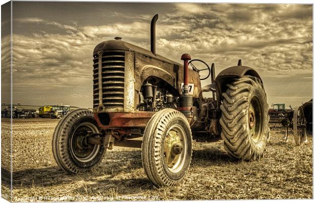 Vintage traction Canvas Print by Rob Hawkins