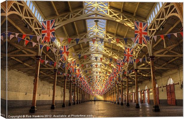 Jubilee Market Canvas Print by Rob Hawkins