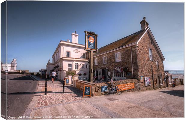 The Godolphin Arms Canvas Print by Rob Hawkins