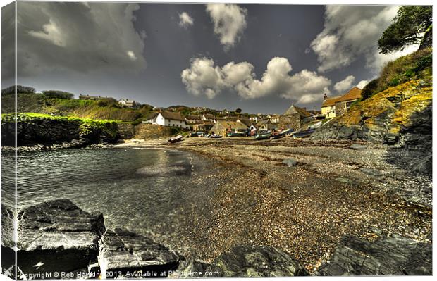 Cadgwith Cove Canvas Print by Rob Hawkins