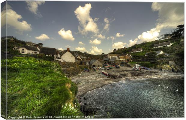 Cadgwith Canvas Print by Rob Hawkins