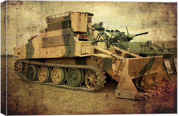 Armoured Power Canvas Print by Rob Hawkins