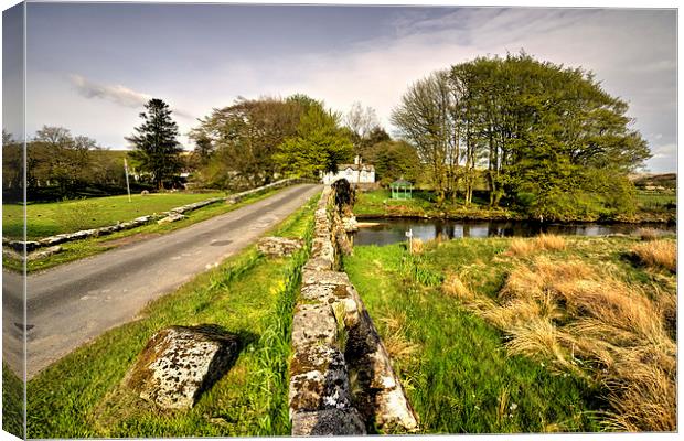 The Old Bridge Canvas Print by Rob Hawkins