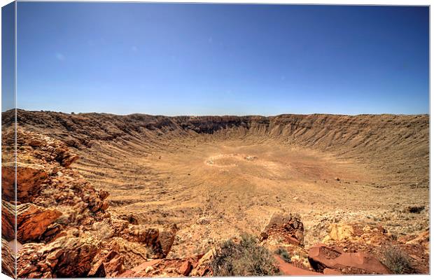 Meteor Crater Canvas Print by Rob Hawkins