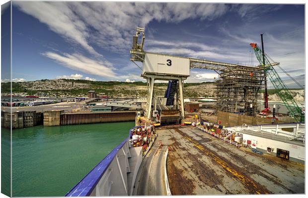 Port of Dover Canvas Print by Rob Hawkins