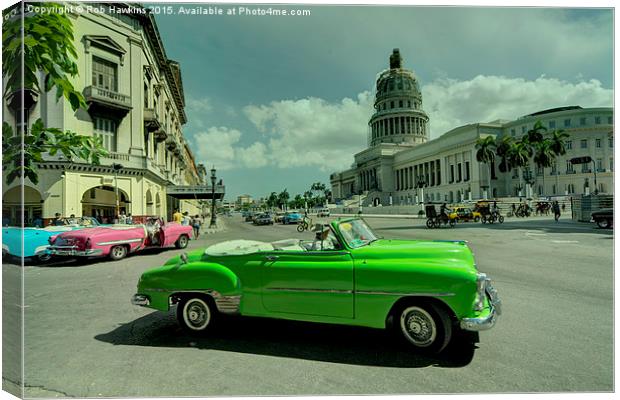  Capitol Convertable  Canvas Print by Rob Hawkins