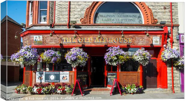 The Old Ale house  Canvas Print by Rob Hawkins