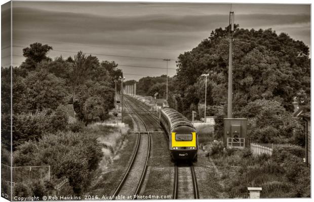 HST Causeway toned  Canvas Print by Rob Hawkins