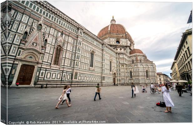 Florence Cathedral  Canvas Print by Rob Hawkins