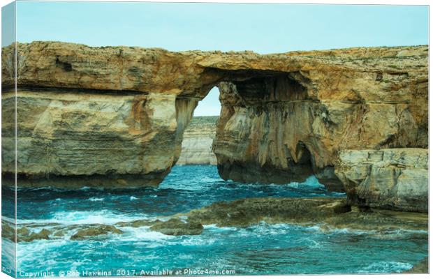 Window of Azure  Canvas Print by Rob Hawkins