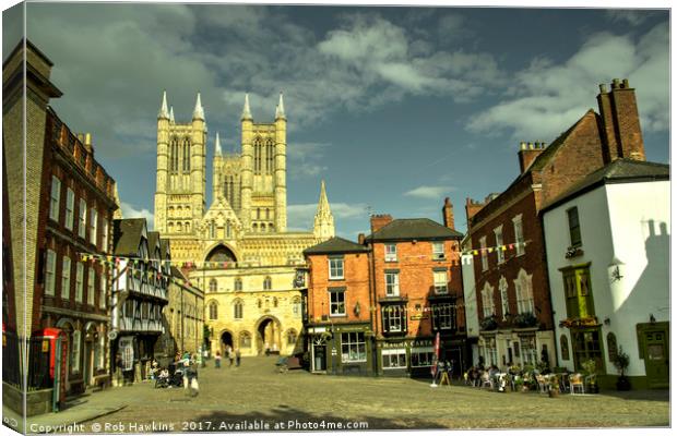 Lincoln Exchequergate  Canvas Print by Rob Hawkins