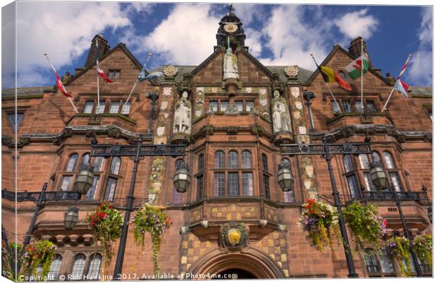 Coventry Town Hall  Canvas Print by Rob Hawkins