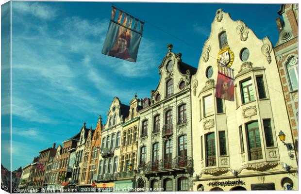 Architecture of Mechelen Canvas Print by Rob Hawkins