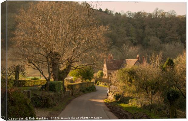 Horner Lane  Canvas Print by Rob Hawkins