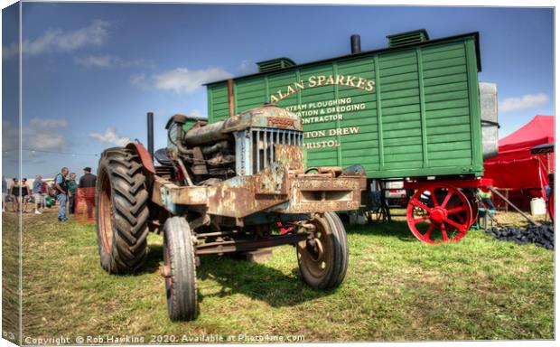 Fordson Living Van Canvas Print by Rob Hawkins