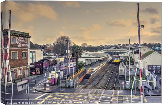 Paignton Station Canvas Print by Rob Hawkins