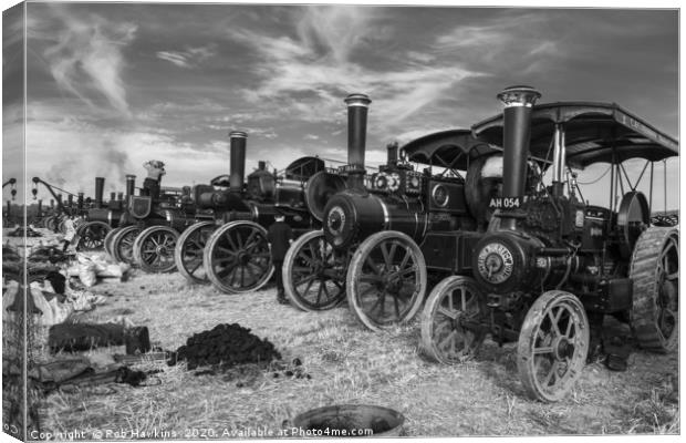 Traction Line up Canvas Print by Rob Hawkins