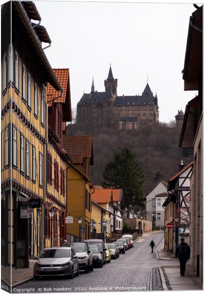 Wernigerode Castle Canvas Print by Rob Hawkins