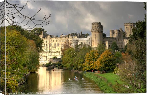 Warwick Castle Canvas Print by Rob Hawkins