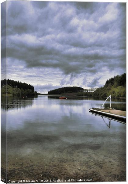 Lake and Sky Canvas Print by Alexia Miles