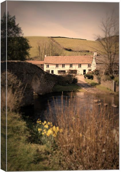 Lorna Doone Valley Canvas Print by Alexia Miles