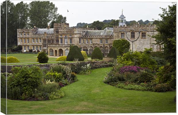 Forde Abbey Canvas Print by les tobin