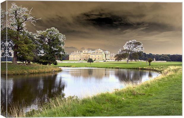 Holkham Hall Canvas Print by les tobin