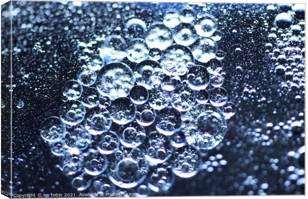 Abstract Bubbles Canvas Print by les tobin