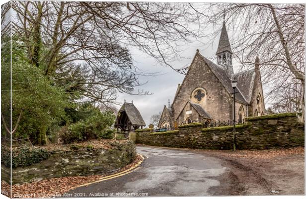 Luss Parish Church Canvas Print by Douglas Kerr