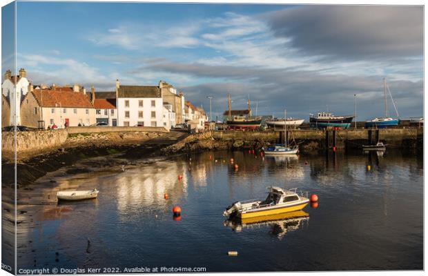 St Monans Harbour Canvas Print by Douglas Kerr