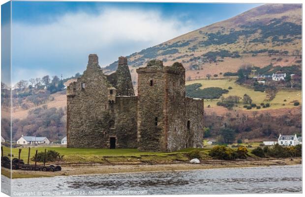 Lochranza Castle, Arran Canvas Print by Douglas Kerr