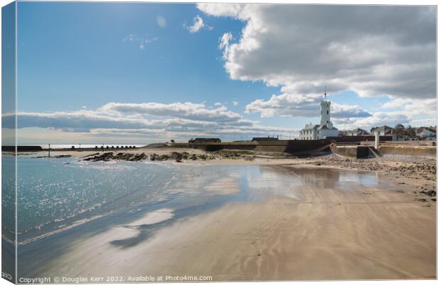 Bell Rock Signal Tower, Arbroath Canvas Print by Douglas Kerr