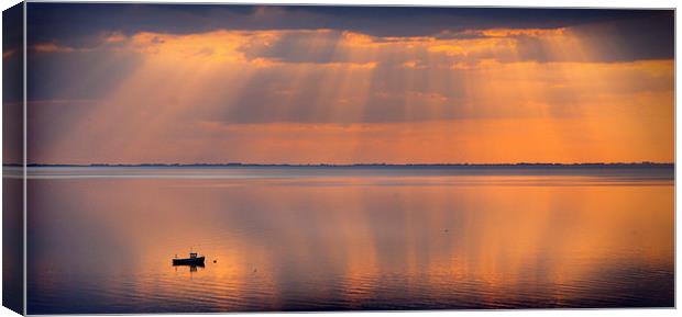  On Golden Pond Canvas Print by Mike Sherman Photog