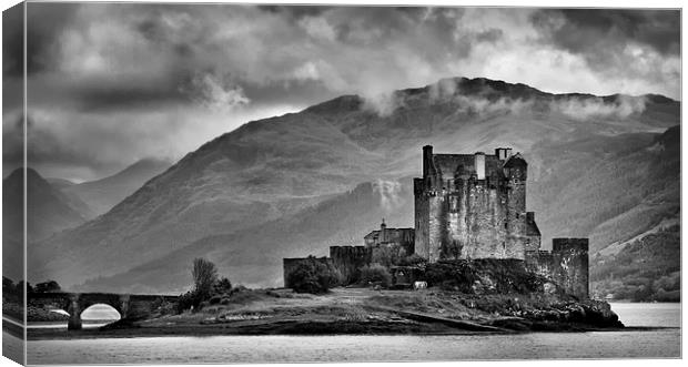  Eilean Donan Castle Canvas Print by Mike Sherman Photog