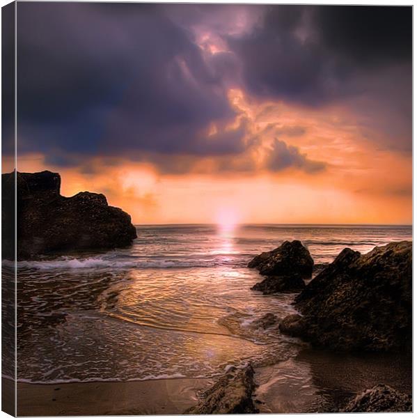 Cornish Sunrise Canvas Print by Mike Sherman Photog