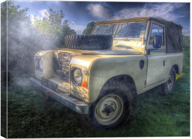 Landrover Canvas Print by Mike Sherman Photog