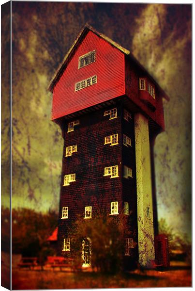 House in the Clouds Canvas Print by Mike Sherman Photog