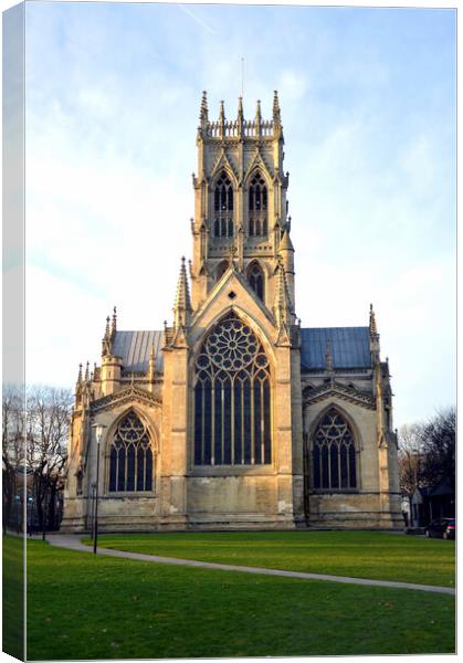 St George's Minster, Doncaster Canvas Print by Terry Senior