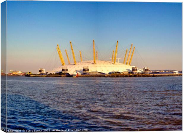 O2 (Millenium Dome) Canvas Print by Terry Senior