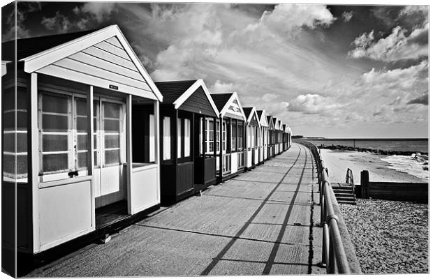 More Southwold Beach Huts 2 Canvas Print by Paul Macro