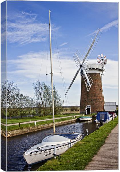 Horsey Windmill, Norfolk Canvas Print by Paul Macro