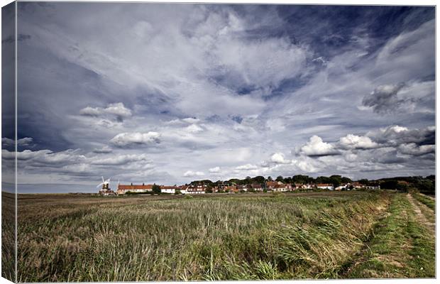 Big Skies over Cley Windmill Canvas Print by Paul Macro