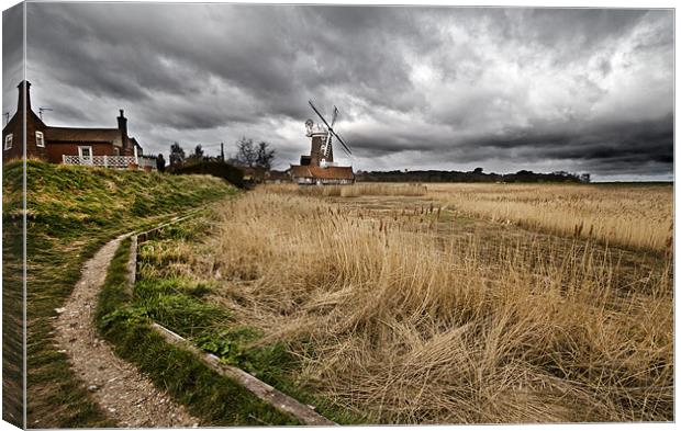 Path to Cley Canvas Print by Paul Macro