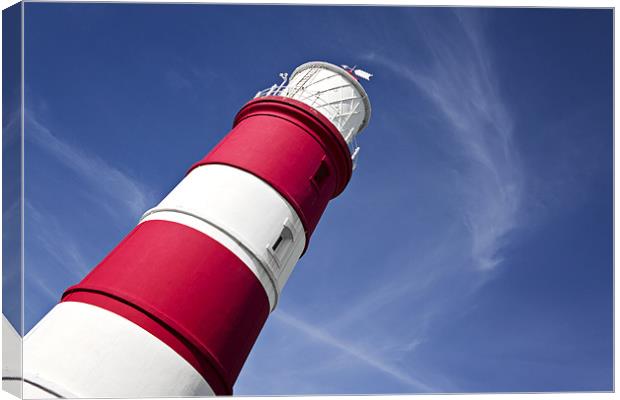 Happisburgh Lighthouse Leaning Canvas Print by Paul Macro