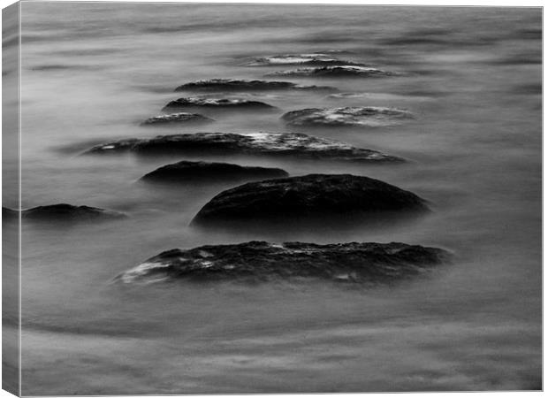Milky Stepping stones Canvas Print by Paul Macro