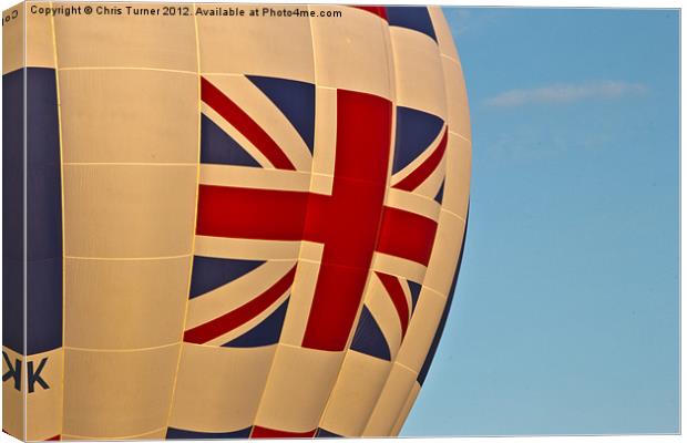 Great Britain Air Balloon Canvas Print by Chris Turner