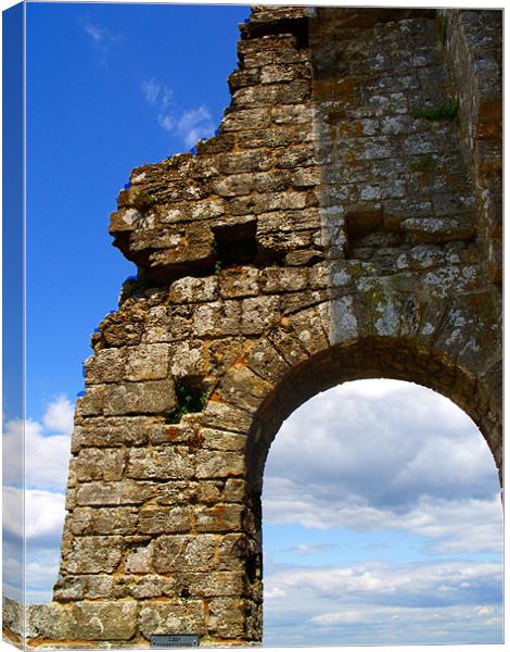 Cloudy Arch Canvas Print by Ben Tasker