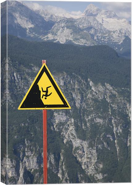 Watch your step! Canvas Print by Ian Middleton