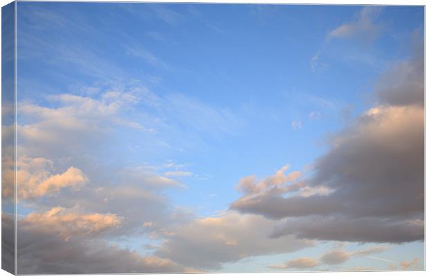 Sky and clouds Canvas Print by Ian Middleton