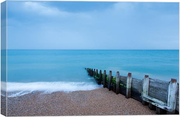 Morning at Kingsdown Canvas Print by Ian Middleton